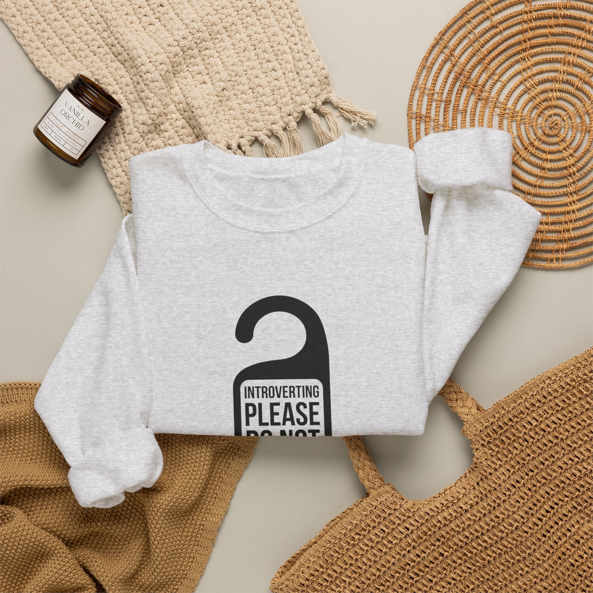 Introverting — Please Do Not Disturb — Crewneck Sweatshirt