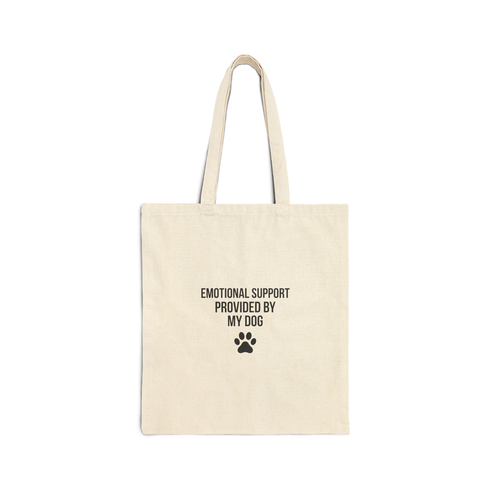 Emotional Support Provided By My Dog — Cotton Tote Bag