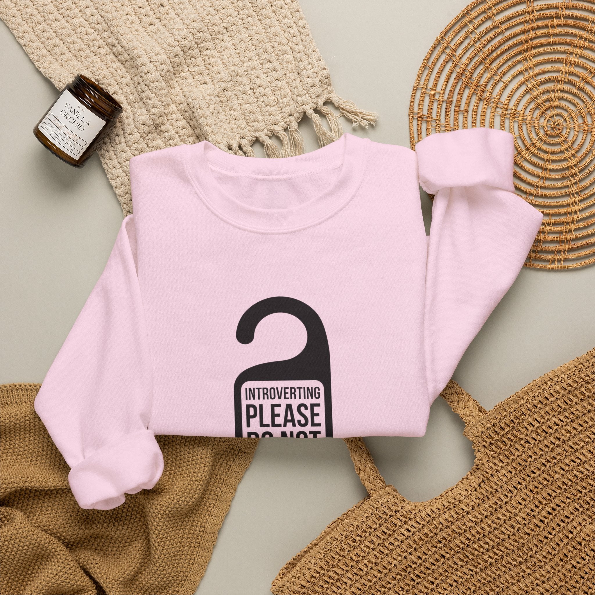 Introverting — Please Do Not Disturb — Crewneck Sweatshirt