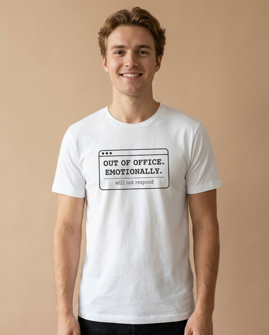 Out of Office. Emotionally. — Unisex Tee