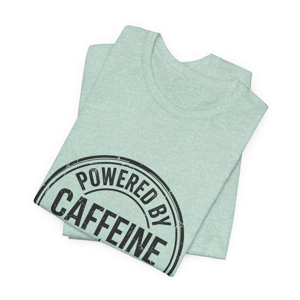 Powered by Caffeine and Low Expectations — Unisex Tee