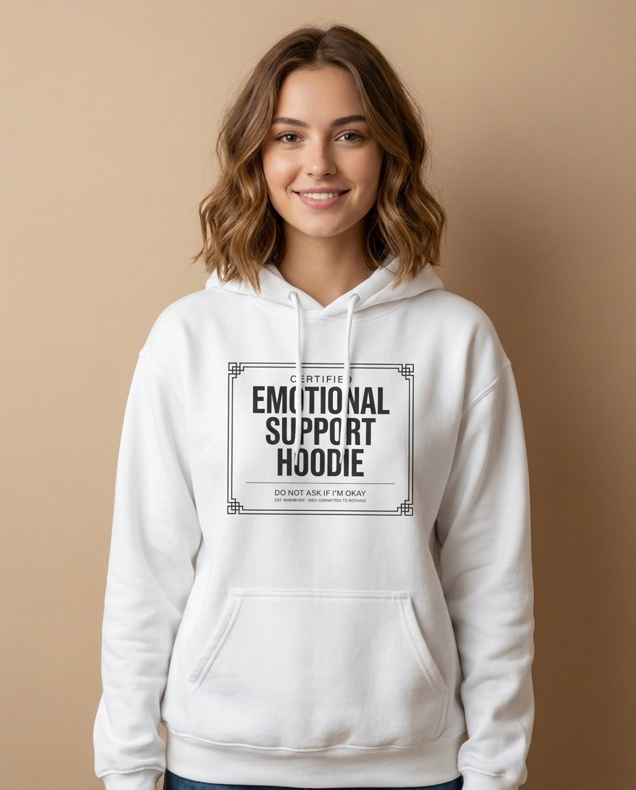 Certified Emotional Support Hoodie