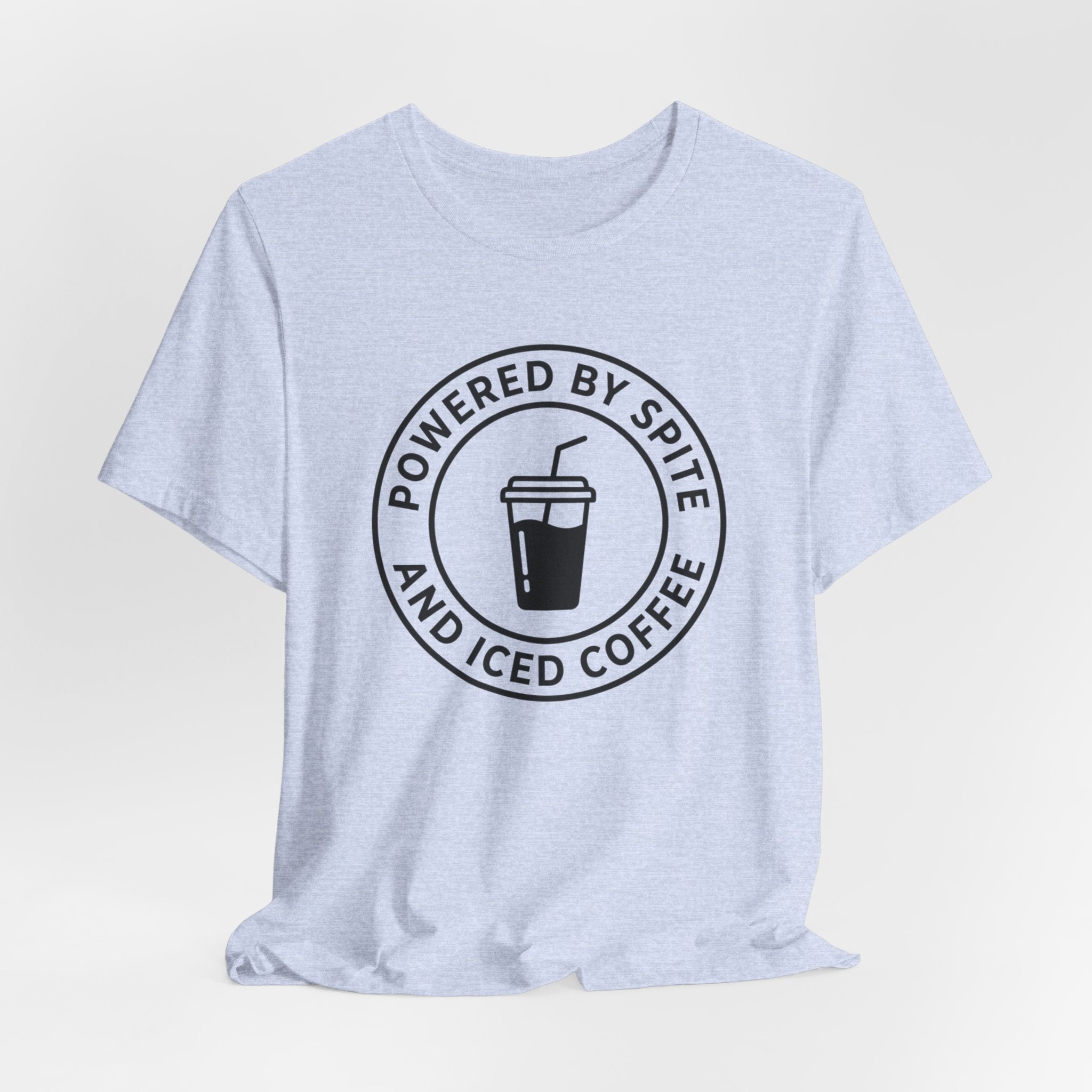 Powered by Spite and Iced Coffee — Unisex Tee