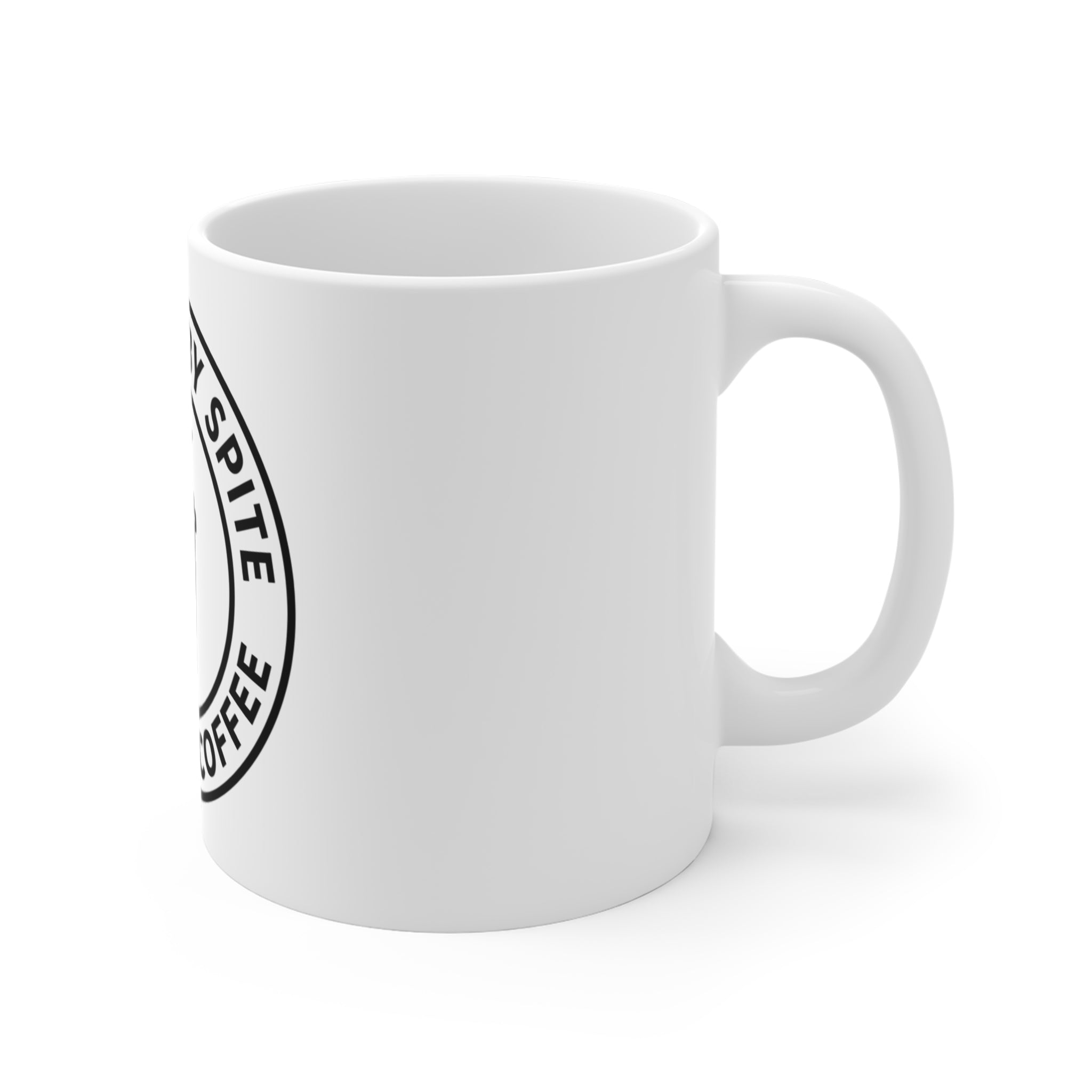 Powered by Spite and Iced Coffee — Ceramic Mug