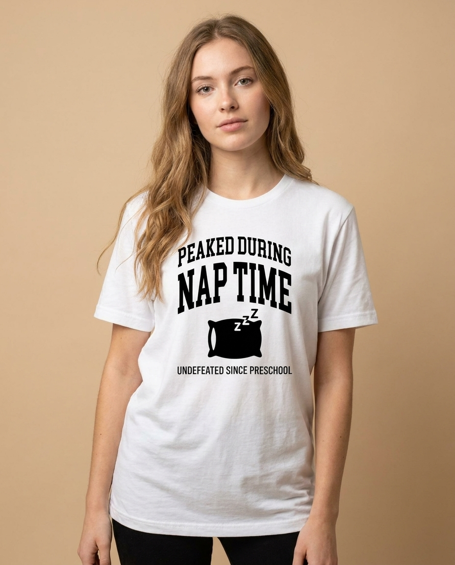 Peaked During Nap Time — Unisex Tee