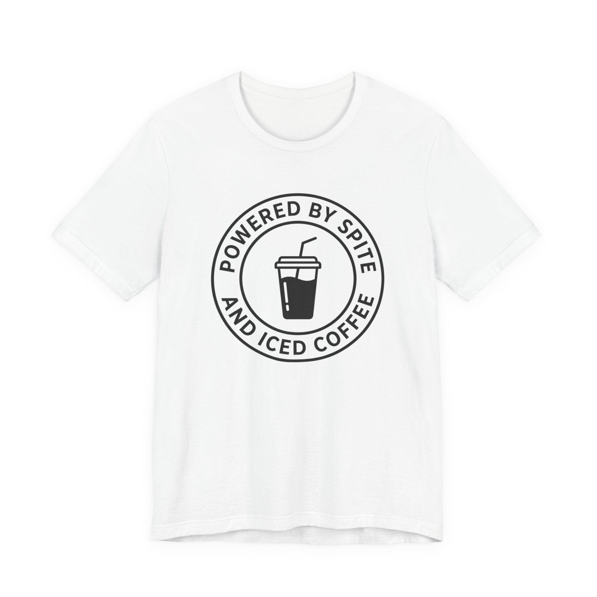 Powered by Spite and Iced Coffee — Unisex Tee
