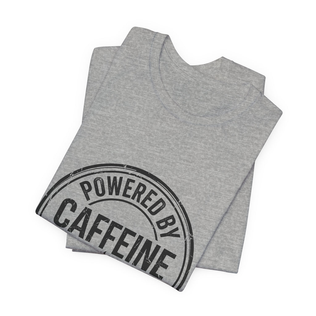 Powered by Caffeine and Low Expectations — Unisex Tee