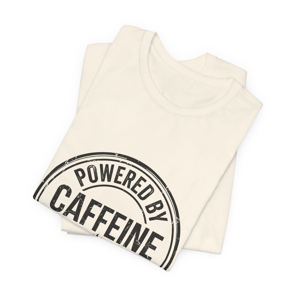 Powered by Caffeine and Low Expectations — Unisex Tee
