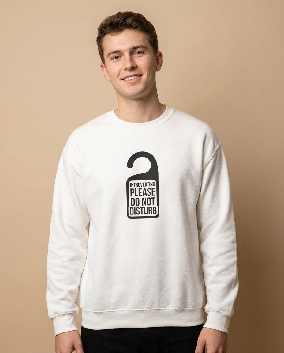 Introverting — Please Do N crewneck