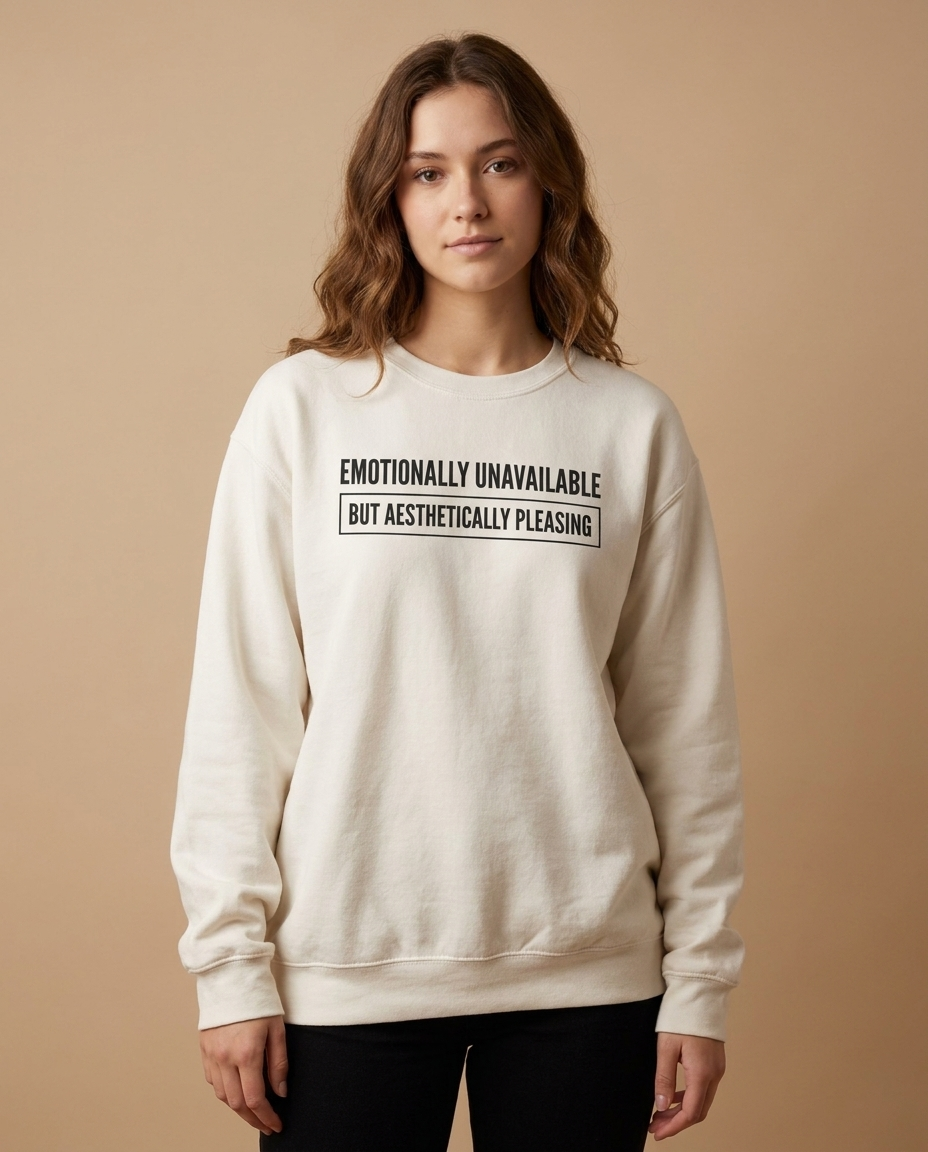 Emotionally Unavailable Bu crewneck