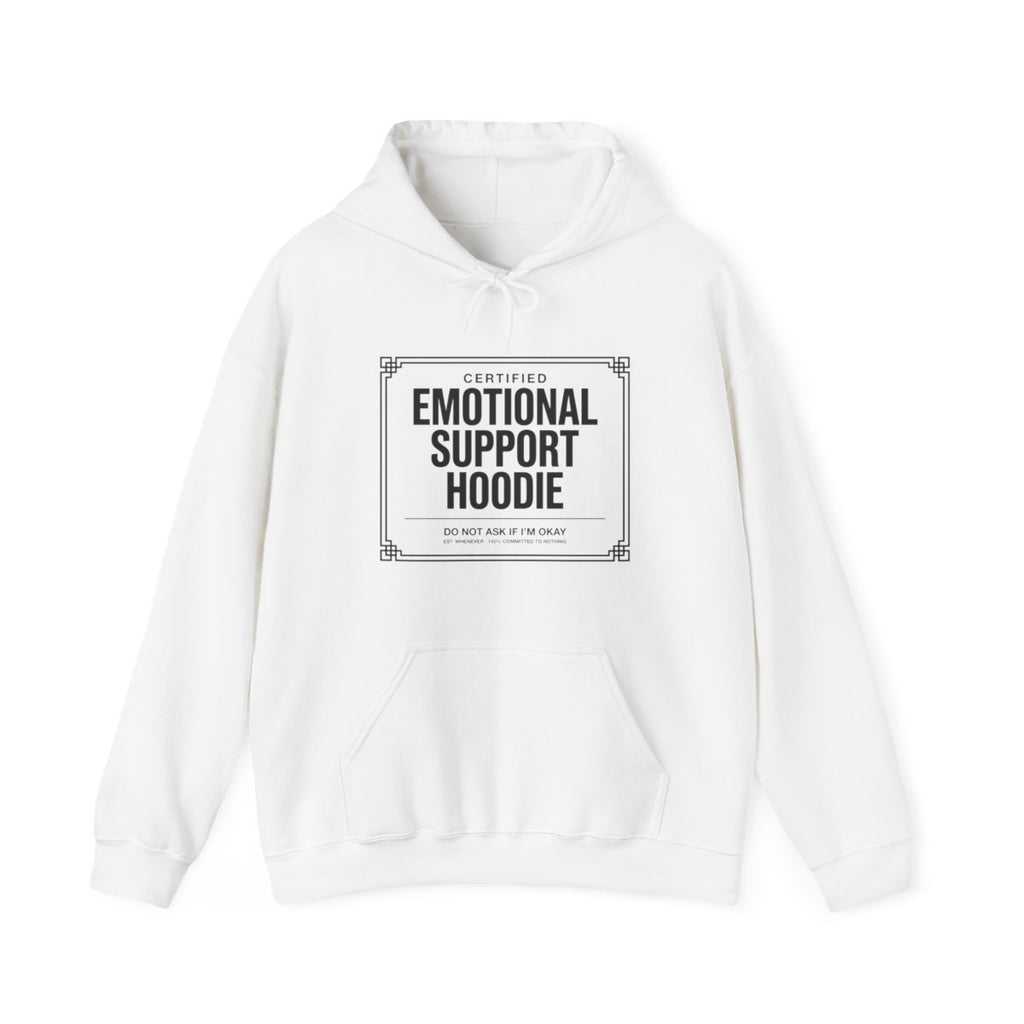 Certified Emotional Support Hoodie — design