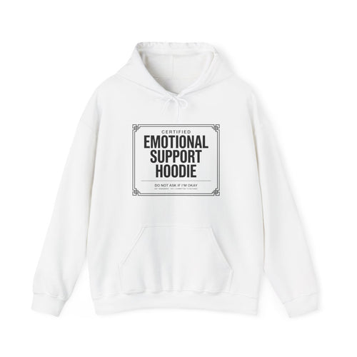 Certified Emotional Support Hoodie — design
