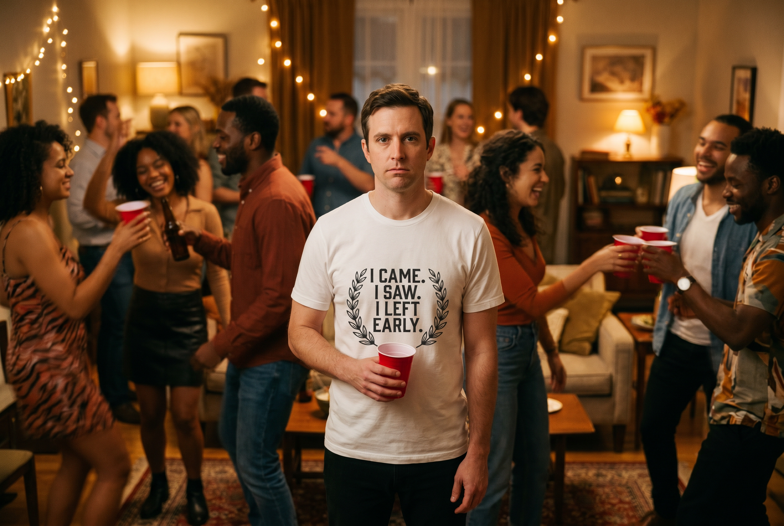 I Came. I Saw. I Left Early. — Unisex Tee — lifestyle