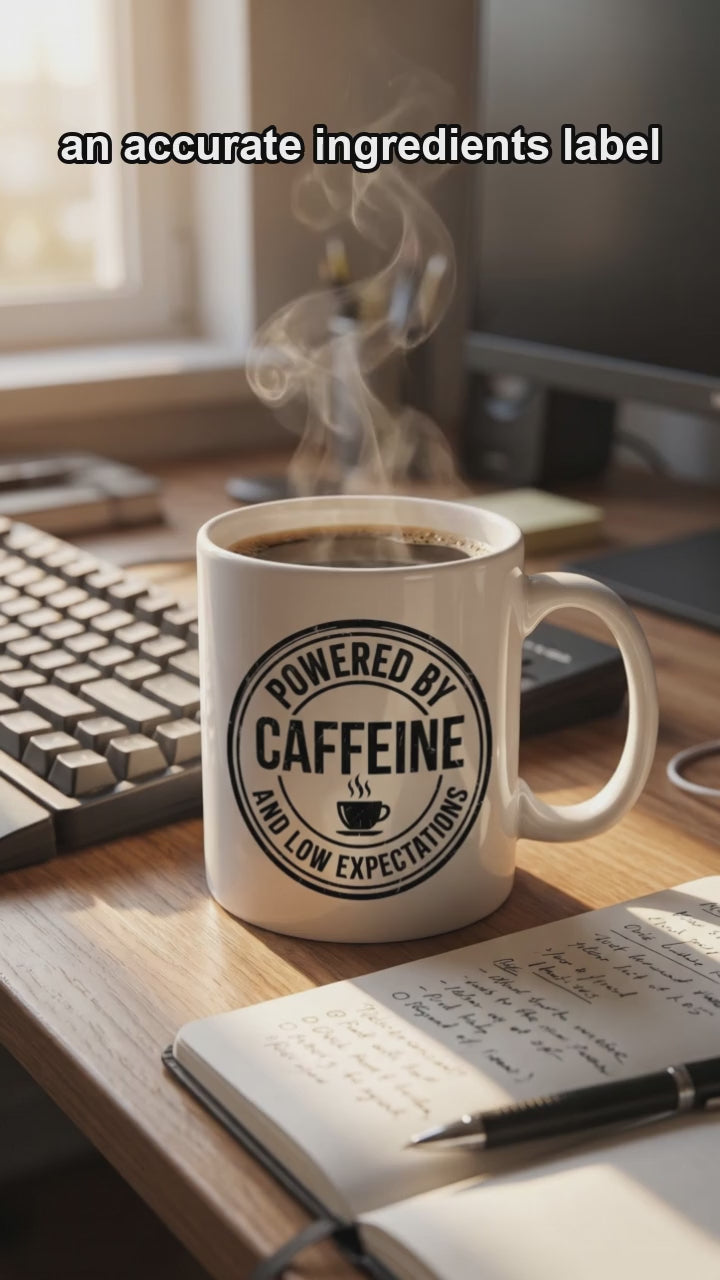 Powered by Caffeine and Low Expectations — video